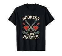 Hookers Have Hearts Crochet de Golf Humoristique Graphique T-Shirt