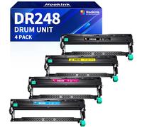 Hookink DR248CL Lot de 4 tambours compatibles avec Brother DR-248 R248 | MFC-L3740CDW MFC-L3760CDW MFC-L3740CDWE DCP-L3560CDW HL-L3240CDW MFC-L8390CDW HL-L3220CWE HL-L3220CW HL-L3215CW