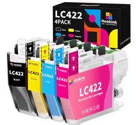 Hookink LC422XL LC422 Cartouche d'encre Compatible pour Brother LC422 XL LC-422XL LC-422XLVAL Cartouche d'encre pour MFC-J5340DW MFC-J5345DW MFC-J5740DW MFC-J6540DW MFC-J6940DW (Lot de 4)