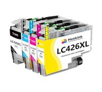 Hookink LC426 XL LC-426XL Pack Cartouche d'encre Multipack Compatible avec Brother MFC-J4335DW J4340DW J4535DW J4540DW (4-Pack)