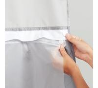Arcs & Angles Hookless Rbh14bs01 Peva Snap-in Liner, Vanille, PEVA