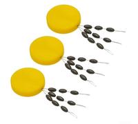 Hooklink Plomb Clinga pour pêche à la carpe, poids en caoutchouc tungstène à glisser sur le maillon de crochet et mastic d'ancrage pour installation d'extrémité de ligne à cheveux (4,8 mm)