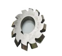 Hookurity Fraise à Engrenages HSS Fraises à profiler Les Engrenages à disques cannelés en développante HSS M1~M10, Angle de Pression 30 degrés N° 1 N° 8 for fraisage CNC d'engrenages(NO.6,M5x40)