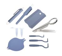 Hool Tick Tool Dispositif d'élimination des tiques - Ensemble d'extracteurs de puces pour chiot, kit