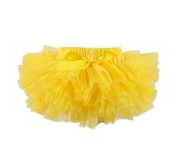 HOOLCHEAN Jupe Tutu Super Douce et Moelleuse avec Couvre-Couche pour bébé Fille, Jaune, 6-12 Mois