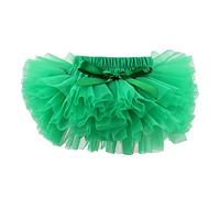 HOOLCHEAN Jupe tutu super douce et moelleuse avec couvre-couche pour bébé fille, Vert, 1-2 ans