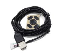 HOOLRZI 1 ensemble de lignes de souris de rechange en PVC USB et pieds de souris pour souris de jeu G102