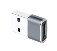 HOOLRZI Adaptateur USB C haute vitesse - Compatibilité universelle - Corps compact en aluminium pour une transmission instantanée de données - Convertisseur USB C mâle vers femelle