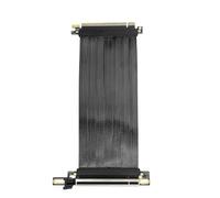 HOOLRZI Avancé PCIE 5.0 X16 Câble d'extension 270 ° Angle ReverseRight avec Commutateurs Plaqués Or et Blindage Métal