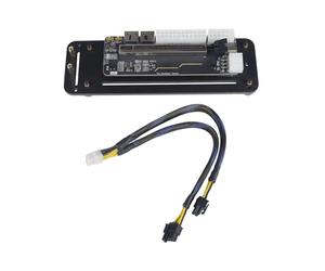 HOOLRZI Base de montage verticale pour carte graphique externe pour ordinateur portable, station d'accueil externe M.2 pour disque solide, dispositif d'extension pour ordinateur portable, carte
