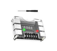 HOOLRZI Bloc d'alimentation pour ordinateur 24 broches femelle vers USB 3,30 V 5 V 12 V Connecteurs Carte de développement Affichage LED numérique Module d'alimentation
