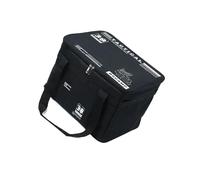 HOOLRZI Boîte de rangement résistante aux intempéries en tissu Oxford avec sangles de transport réglables, solution de camping pour camping en plein air avec séparateurs, Noir , 30L