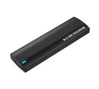 HOOLRZI Boîtier SSD M.2 NVMe en aluminium USB 3.1 10 Gbit/s pour connexion rapide Assemblage simple Taille SSD Compatibilité