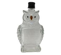 HOOLRZI Bouteille à whisky en verre en forme de hibou unique adaptée pour l'affichage tendance et l'utilisation d'un service simple d'entretien