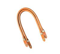 HOOLRZI Boutons interchangeables de 47 cm, sangle en cuir PU pour porte-documents, sacs de travail, accessoires de sac à main multi-usages, sangle de rechange en polyuréthane, marron, One Size