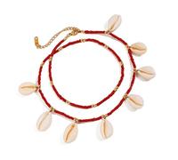 HOOLRZI Bracelet de cheville en résine avec étoiles de mer et couleurs vives - Confortables et étanches - Inspiré de l'Océanie, taille unique, Comme décrit