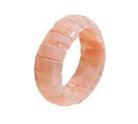 HOOLRZI Bracelet en acrylique d'inspiration vintage avec dégradé de couleur, bracelet tendance moderne, bijou minimaliste pour un usage quotidien, bijou géométrique minimaliste pour femme, taille