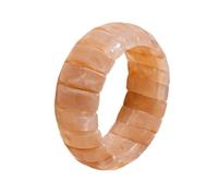 HOOLRZI Bracelet en acrylique d'inspiration vintage avec dégradé de couleur, bracelet tendance moderne, bijou minimaliste pour un usage quotidien, bijou géométrique minimaliste pour femme, taille