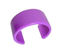 HOOLRZI Bracelet manchette large géométrique tendance coloré en résine acrylique bracelets ouverts pour femmes indiennes fournitures de fête bijoux