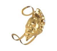 HOOLRZI Bracelet ouvert en acier inoxydable avec motif étoile de mer et coquillage, accessoire de poignet tendance pour un usage quotidien sur le thème de la plage, bijoux tendance pour femme, taille