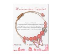 HOOLRZI Bracelet tressé à la main élégant avec breloque papillon - Longueur réglable - Bijou tendance pour femme