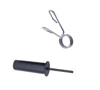 HOOLRZI Broche d'extension en acier au carbone - Fixation à ressort - Texture accessoire adaptée aux machines