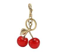 HOOLRZI Cerise Sacs Charme Élégant Cerise Sac Charme Polyvalent Porte-clés Pendentif Accrocheur Cerise Porte-clés Charme Sac À La Mode