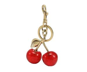 HOOLRZI Cerise Sacs Charme Élégant Cerise Sac Charme Polyvalent Porte-clés Pendentif Accrocheur Cerise Porte-clés Charme Sac À La Mode