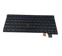 HOOLRZI Clavier anglais pour ordinateur portable Thinkpad13 T460s T470s 2ème ordinateur portable avec/sans clavier d'ordinateur portable rétroéclairé Noir