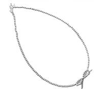 HOOLRZI Collier à la mode avec nœud et perles exquises pour la collection de bijoux pour femmes