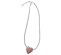 HOOLRZI Collier élégant en forme de cœur avec grand pendentif en forme de cœur avec chaîne réglable pour les personnes à la pointe de la mode