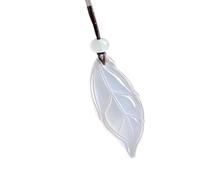 HOOLRZI Collier ethnique délicat en jade pour femme à la recherche d'individualité et de profondeur culturelle dans leur collection de bijoux Pendentif en jade unique, taille unique, Comme décrit