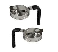 HOOLRZI Couvercle à bec verseur pour bocaux Mason en acier inoxydable résistant à la rouille et anti-fuite Accessoire de cuisine et de camping Accessoires de fête en plein air