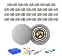 HOOLRZI Ensemble De Fixations en Tissu pour Toit De Véhicule 40 Pièces pour Réparation Intérieure De Voiture Installation Rapide Rivets Capuchon De Retenue De Voiture