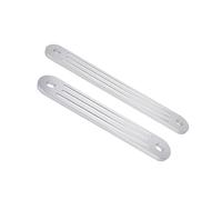 HOOLRZI Ensemble de plaques de tableau arrière pour trous de boulons supérieurs et inférieurs standard 38,1 x 5,1 cm / 30,5 x 5,1 cm d'épaisseur, plaque arrière en aluminium de 9,5 mm