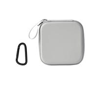 HOOLRZI Étui de transport en cuir PU - Sac à bandoulière portable - Boîte de rangement, gris
