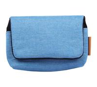 HOOLRZI Étui pour appareil photo unisexe en coton avec tissu et intérieur en peluche douce pour voyage et utilisation en extérieur, bleu