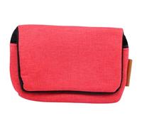 HOOLRZI Étui pour appareil photo unisexe en coton avec tissu et intérieur en peluche douce pour voyage et utilisation en extérieur, Rouge