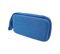 HOOLRZI Étui rigide portable pour enfants avec doublure en polaire et matériaux, bleu