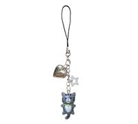 HOOLRZI Fahshionable Adorable bracelet de téléphone et porte-clés en perles artisanales pour femme tendance
