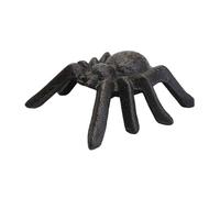 HOOLRZI Figurine d'araignées en fonte détaillée en métal - Statue d'animal antique pour décoration de maison, bibliothèque, cheminée, décoration d'animal en fer, cadeau
