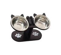 HOOLRZI Gamelle surélevée réglable pour animaux de compagnie avec double/trois bols pour nourriture et eau - Design anti-vomissements