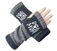 HOOLRZI Gants en acrylique à la mode avec écran tactile, idéal pour les trajets et les activités de plein air. Gants en acrylique, cyan, love