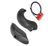 HOOLRZI Garde-boue avant/arrière pour scooter électrique avec feu de freinage, garde-boue élargi pour roue arrière étanche électrique de remplacement