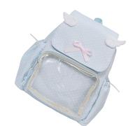 HOOLRZI Itabag Sacs à dos avec inserts pour femme et homme Transparent, bleu, Taille unique, Beauté de masse
