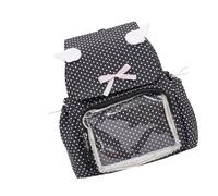 HOOLRZI Itabag Sacs à dos avec inserts pour femme et homme Transparent, Noir , Taille unique, Beauté de masse