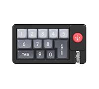 HOOLRZI K810 Clavier mécanique macro programmable 12 touches Clavier mécanique filaire Clavier personnalisable remplaçable à chaud