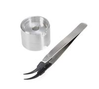 HOOLRZI Kit d'outils de réparation de montre avec support de mouvement et pince à épiler pour modèles NH35 NH36 7S26 7S36