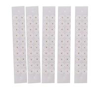 HOOLRZI Lot de 100 patchs de massage auriculaire en perles d'acupunctures transparentes jetables faciles à utiliser