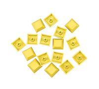 HOOLRZI Lot de 100 touches PBT rétroéclairées 1U DSA - Couleurs mélangées - Touches transparentes pour clavier mécanique - Commutateurs MX - Profil DSA - Touches rétroéclairées